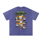 Dexters Laboratory Acid Wash Oversize T-Shirt