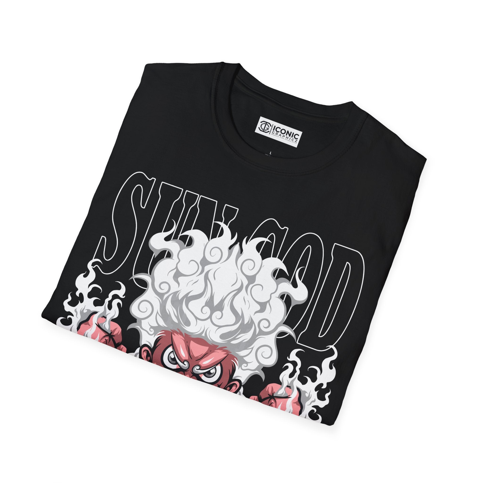 Sun God Luffy Unisex Softstyle T-Shirt - IGZ Clothing 