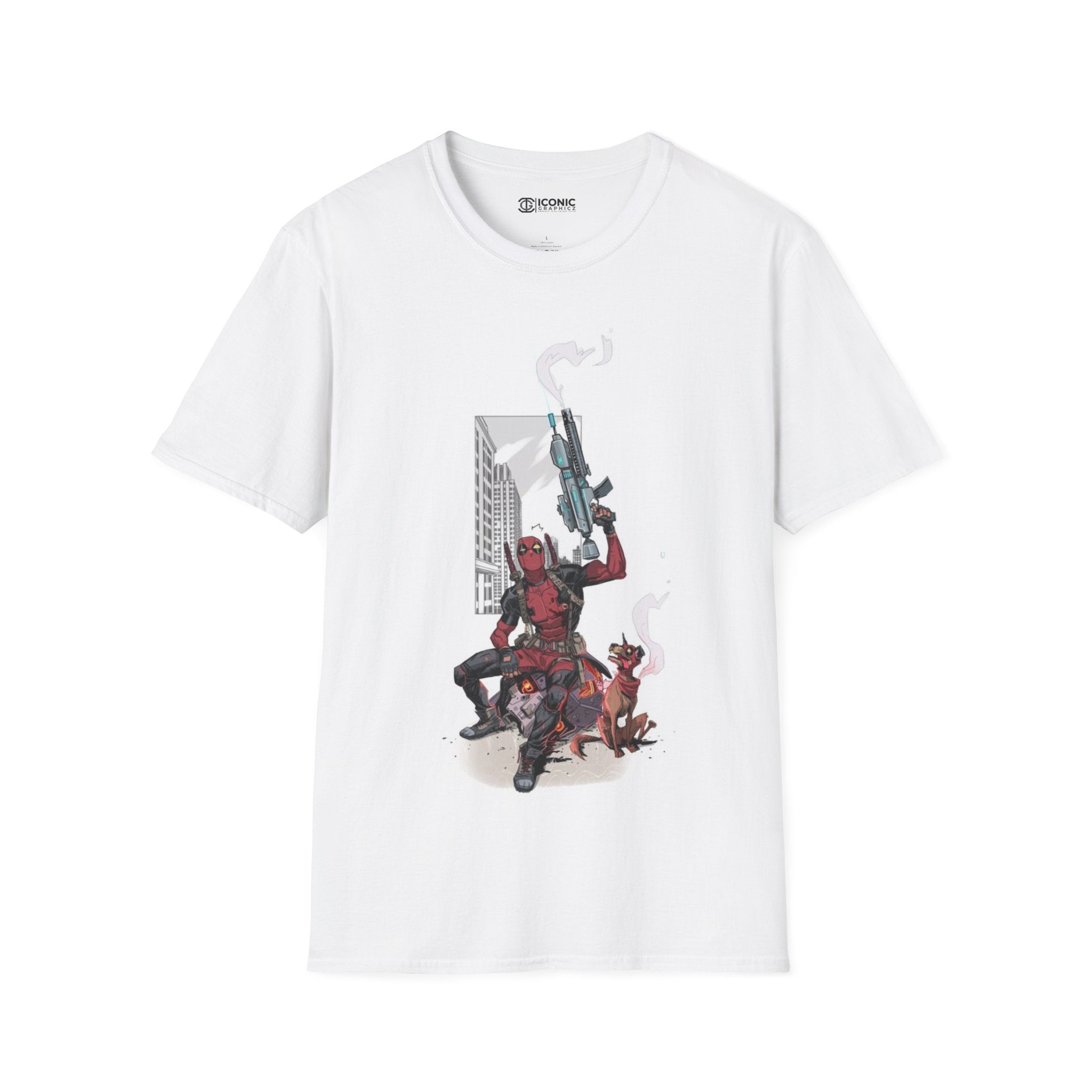 Deadpool and Dogpool Unisex Softstyle T-Shirt - IGZ Clothing 