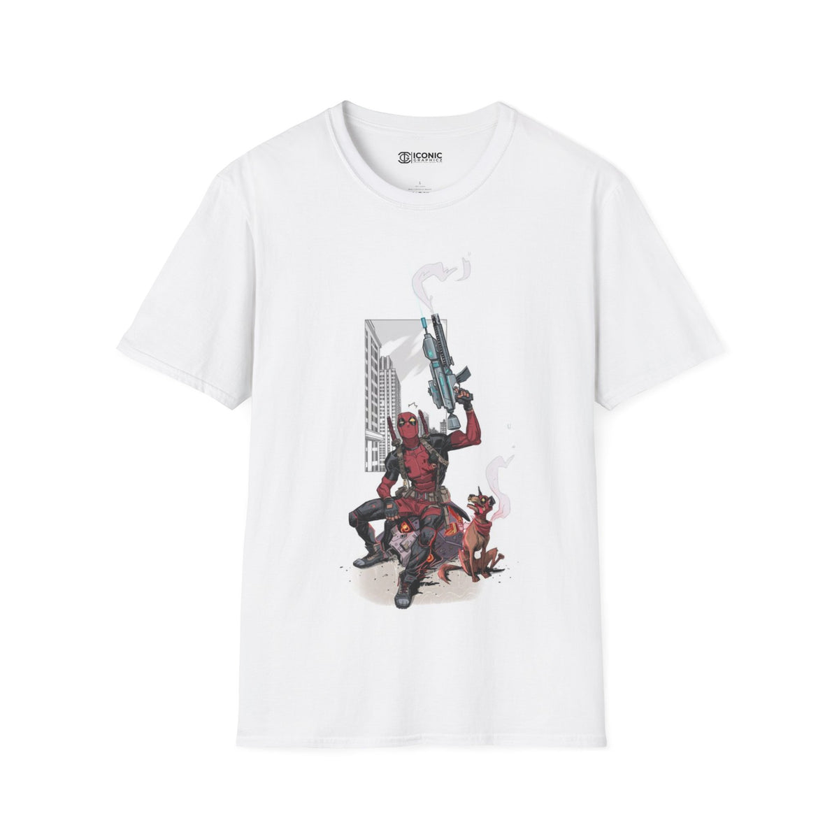 Deadpool and Dogpool Unisex Softstyle T-Shirt - IGZ Clothing 