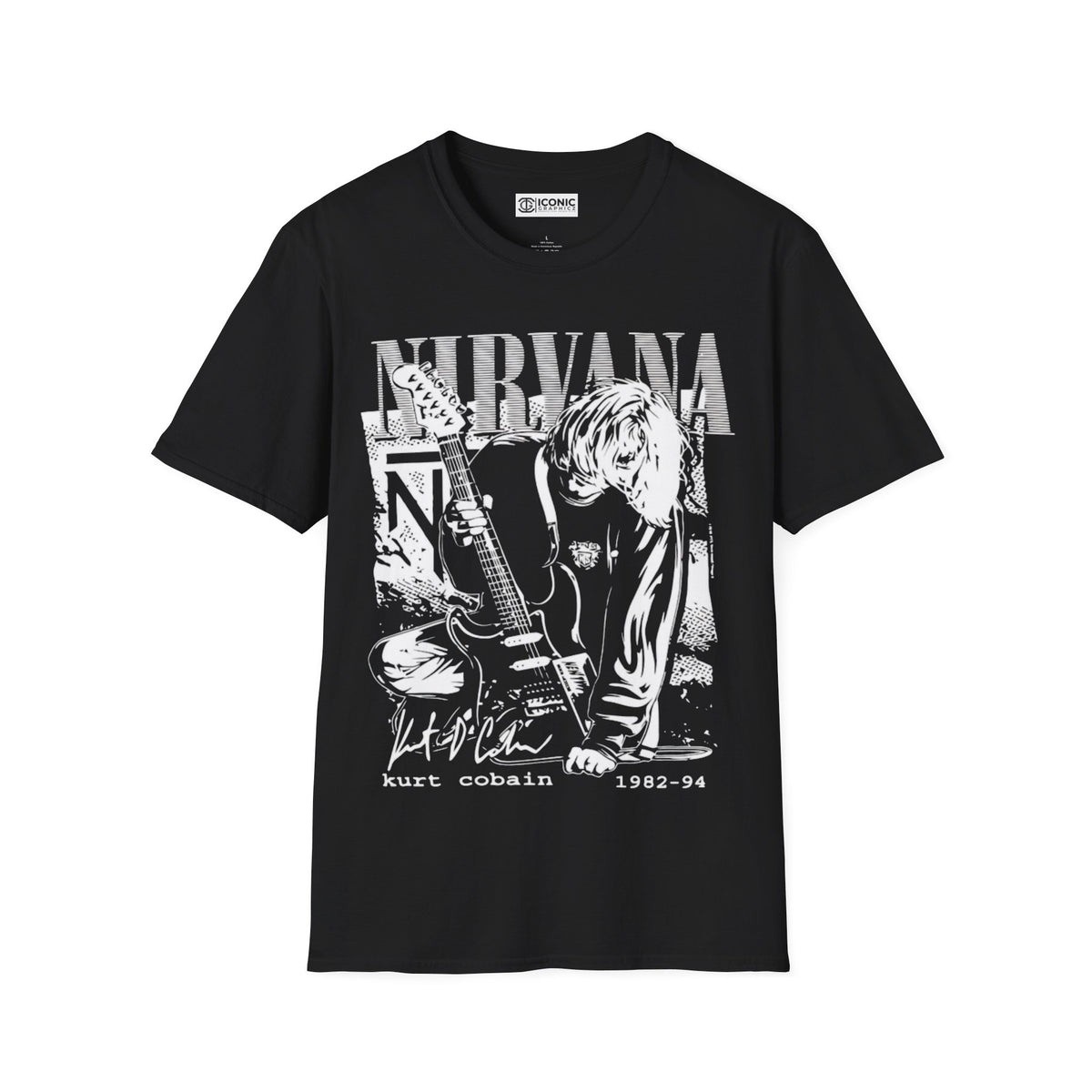 Nirvana Unisex Softstyle T-Shirt - IGZ Clothing 