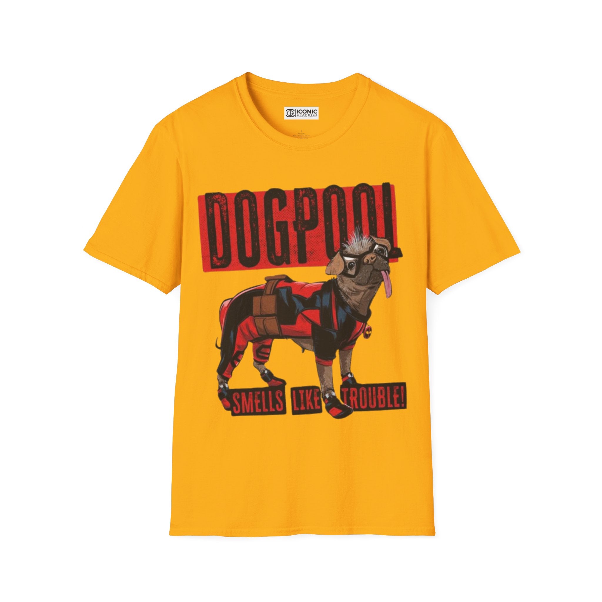 Deadpool 3 Dogpool Unisex Softstyle T-Shirt - IGZ Clothing 