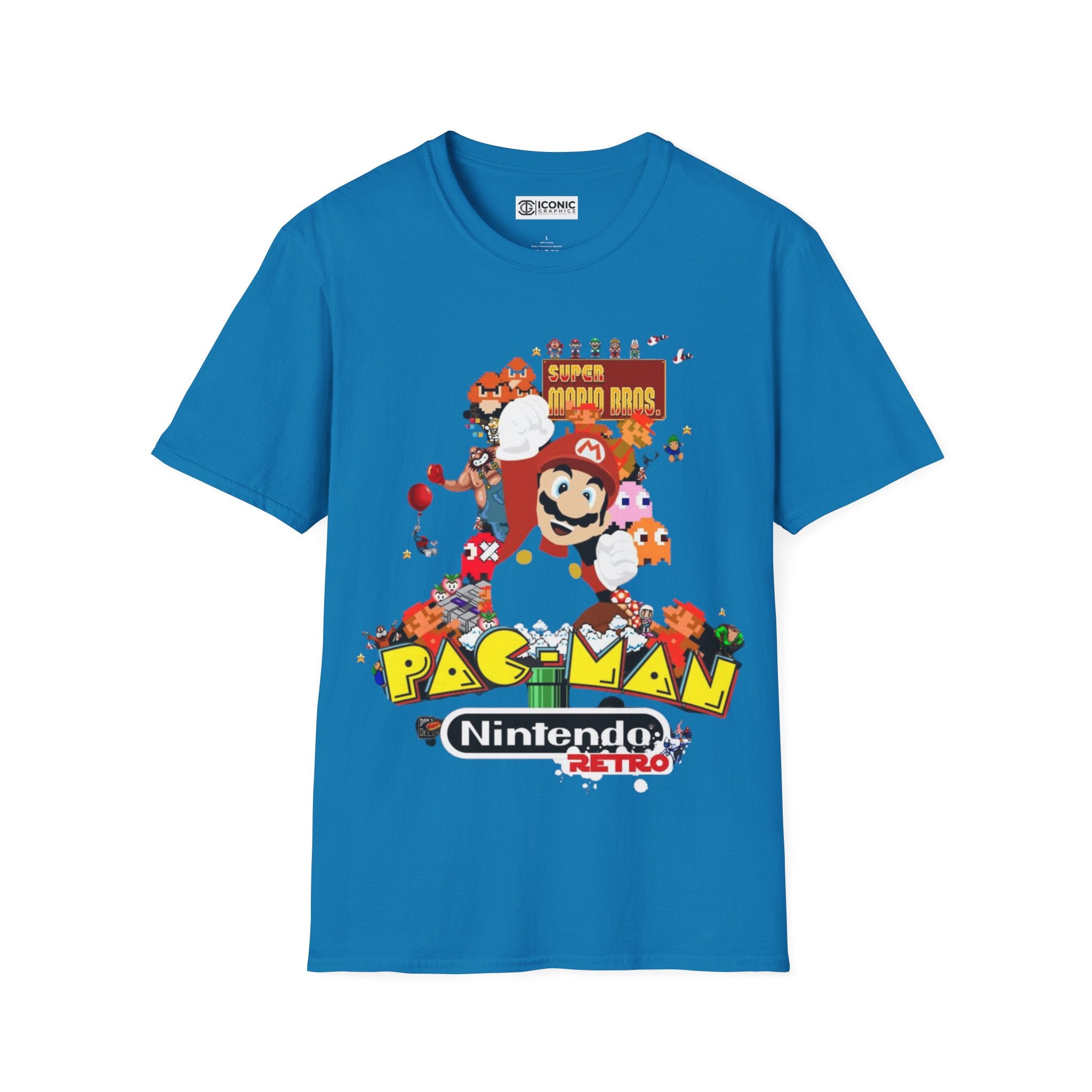 Mario Unisex Softstyle T-Shirt - IGZ Clothing 