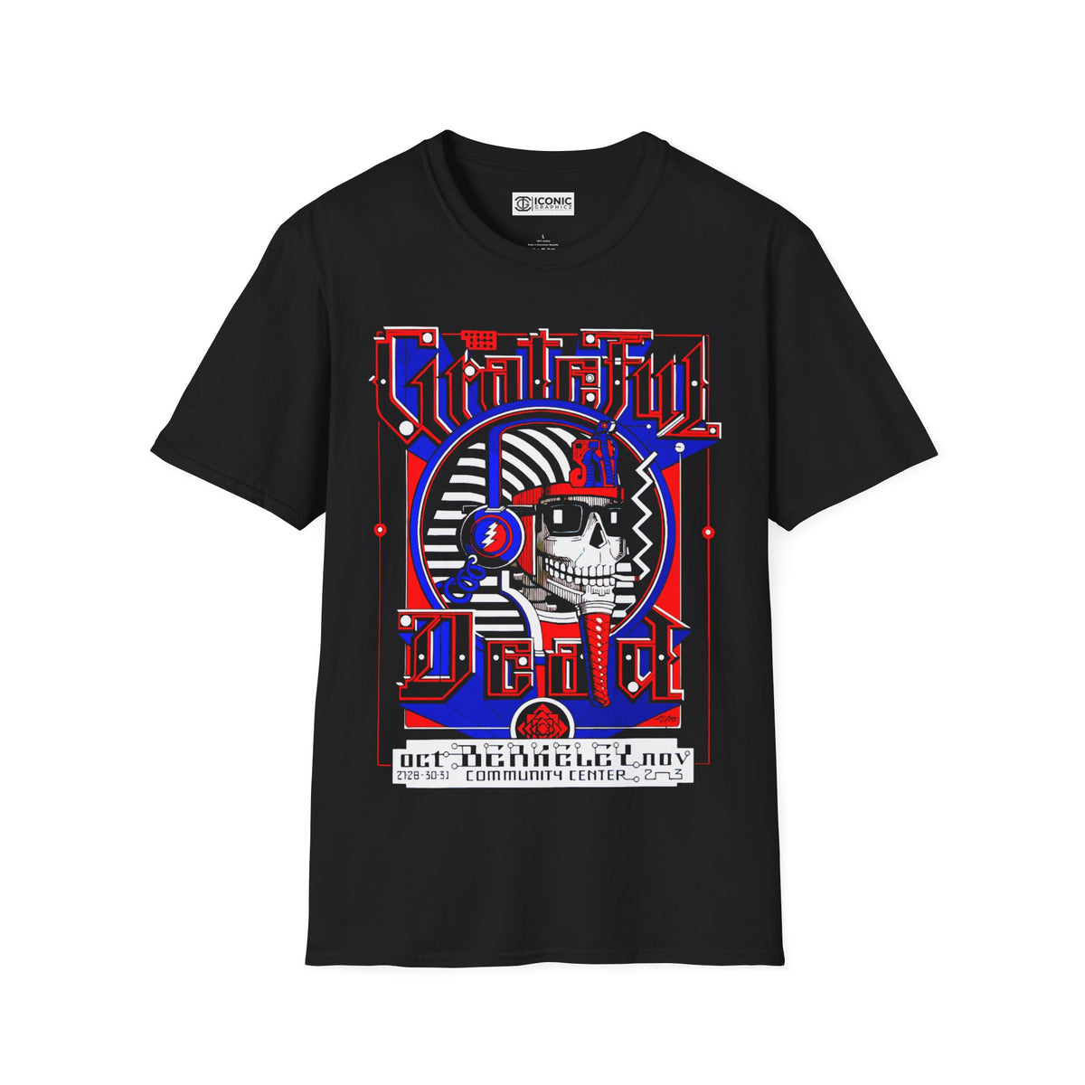 Grateful Dead Unisex Softstyle T-Shirt - IGZ Clothing 