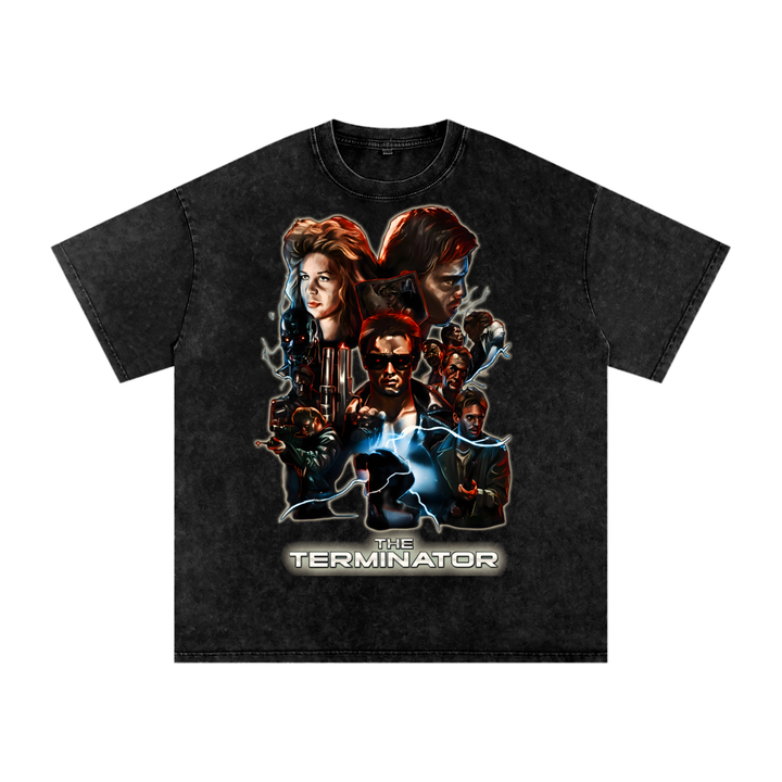 The Terminator Acid Wash Oversize T-Shirt