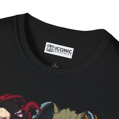 Demon-Slayers Unisex Softstyle T-Shirt - IGZ Clothing 