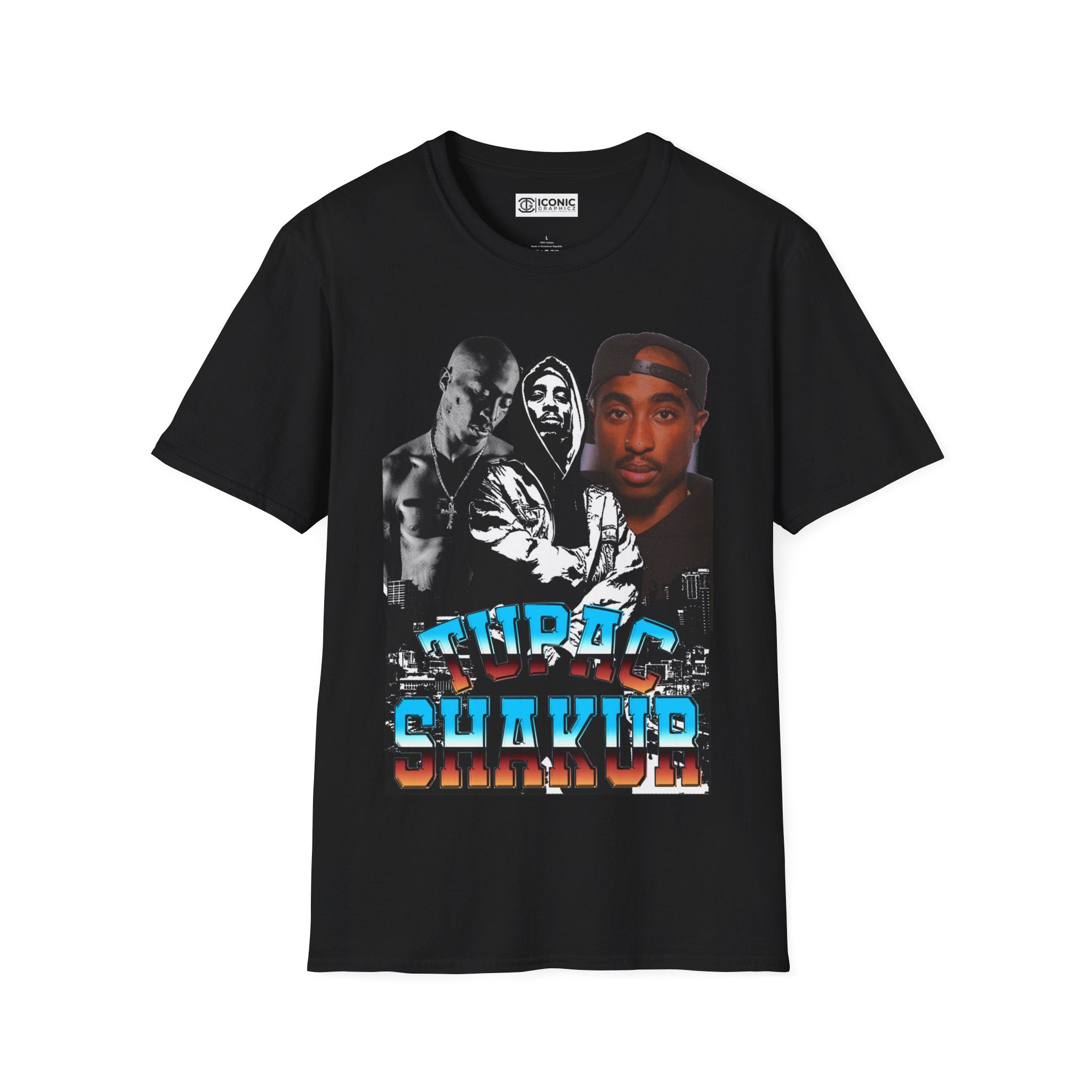 2 Pac Unisex Softstyle T-Shirt - IGZ Clothing 