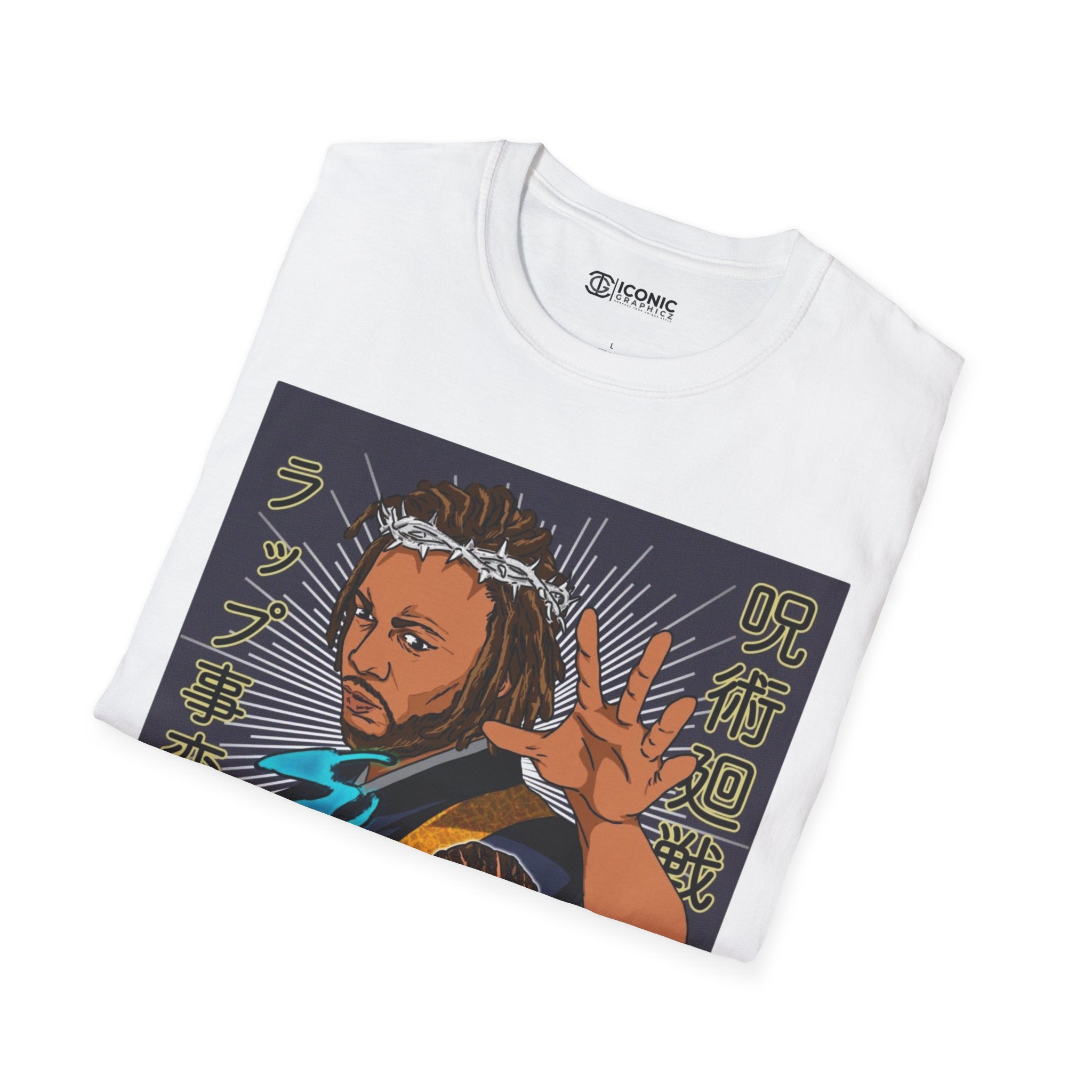 Jujitsu Kaisen Drake vs Kendrick Lamar Unisex Softstyle T-Shirt - IGZ Clothing 