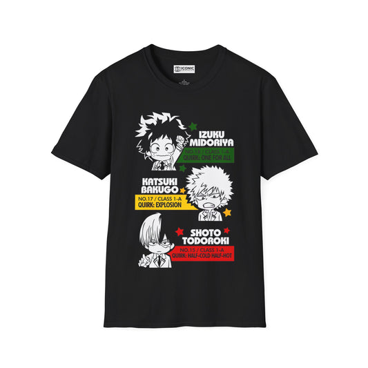 Deku and Shoto Unisex Softstyle T-Shirt - IGZ Clothing 