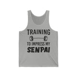Anime fitness Unisex Jersey Tank Printify