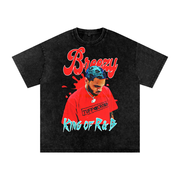 Breezy Acid Wash Oversize T-Shirt