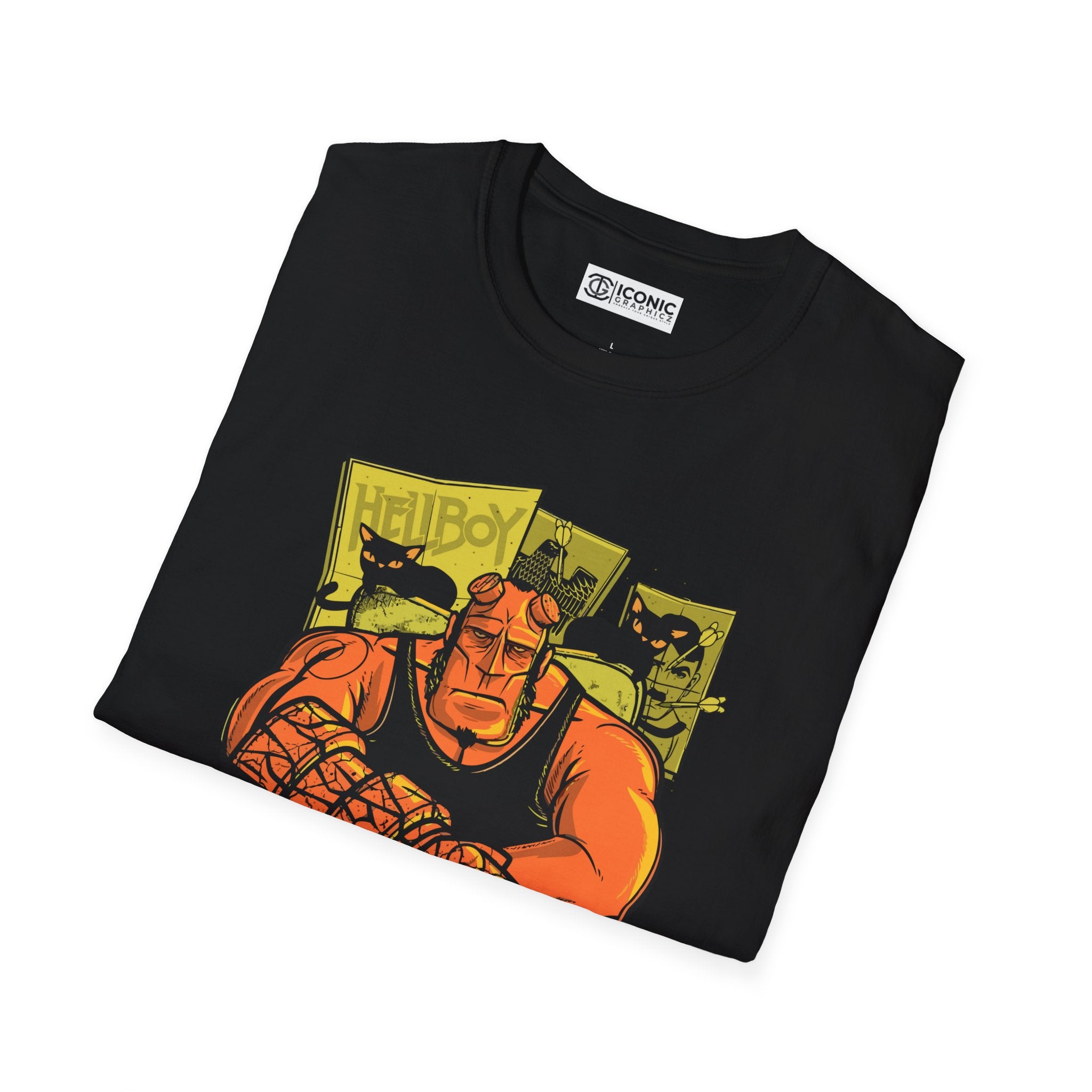 Hellboy Unisex Softstyle T-Shirt - IGZ Clothing 