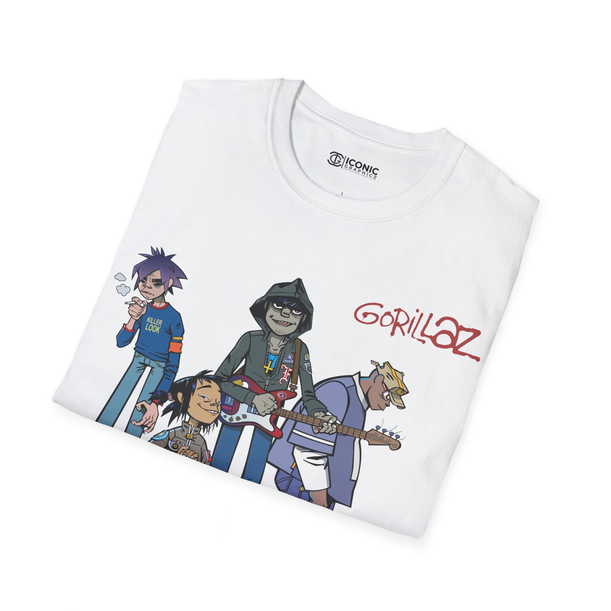 Gorillaz Unisex Softstyle T-Shirt - IGZ Clothing 