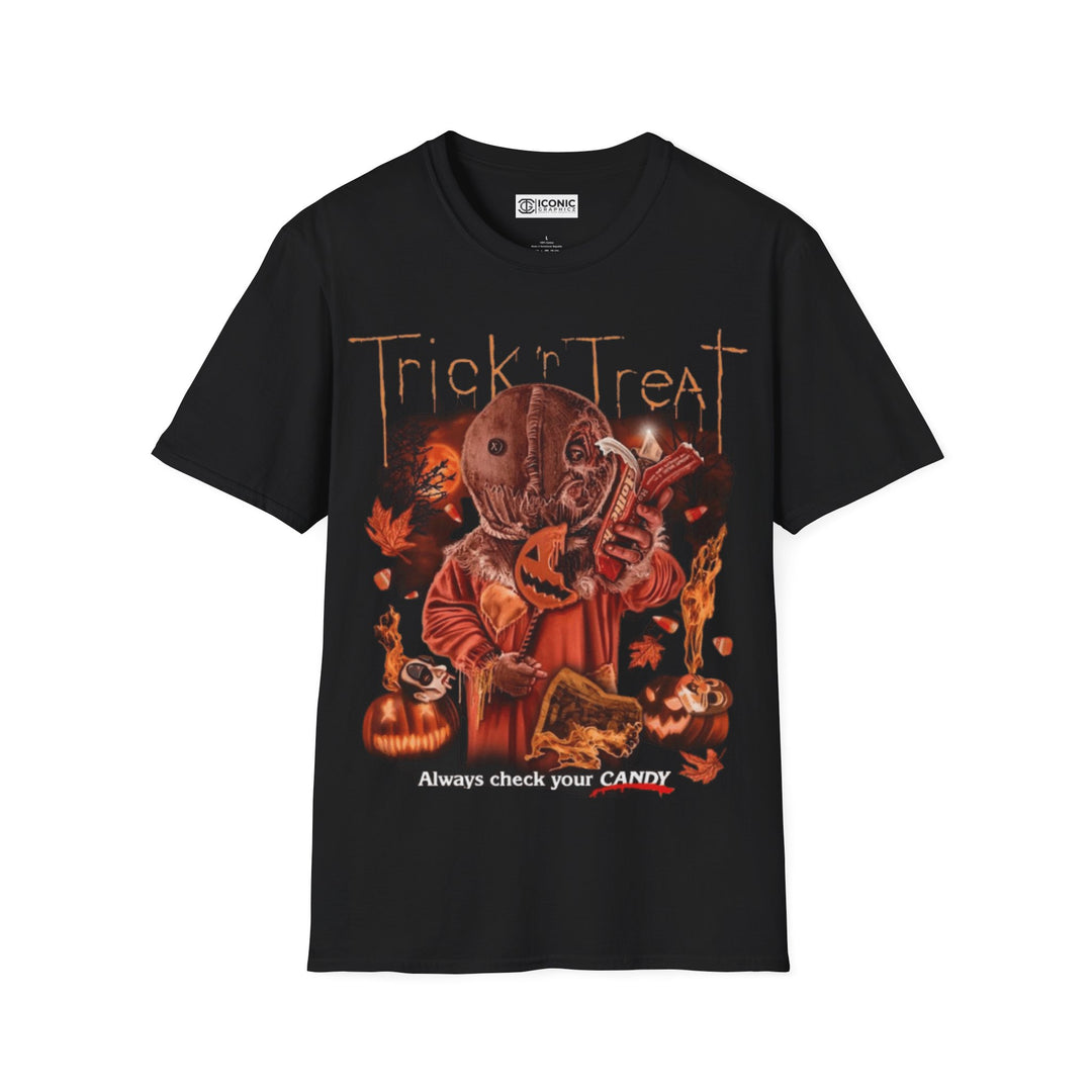 Trick or Treat Unisex Softstyle T-Shirt - Premium T-Shirt from - Just $26! Shop now at IGZ Clothing 