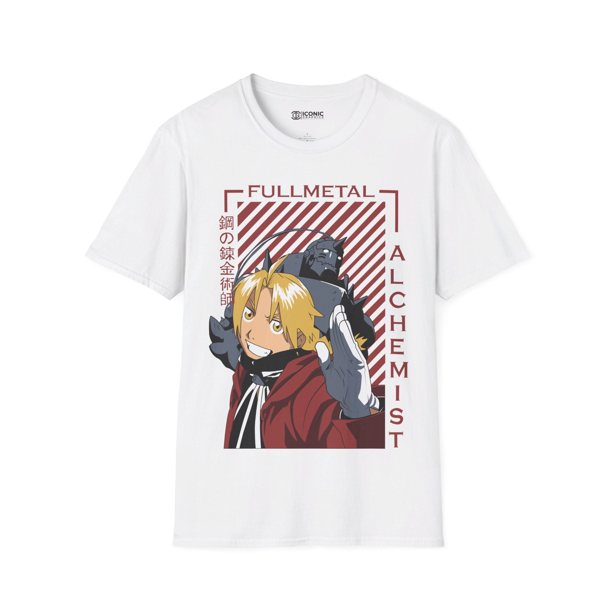 Edward and Alphonse Unisex Softstyle T-Shirt - IGZ Clothing 