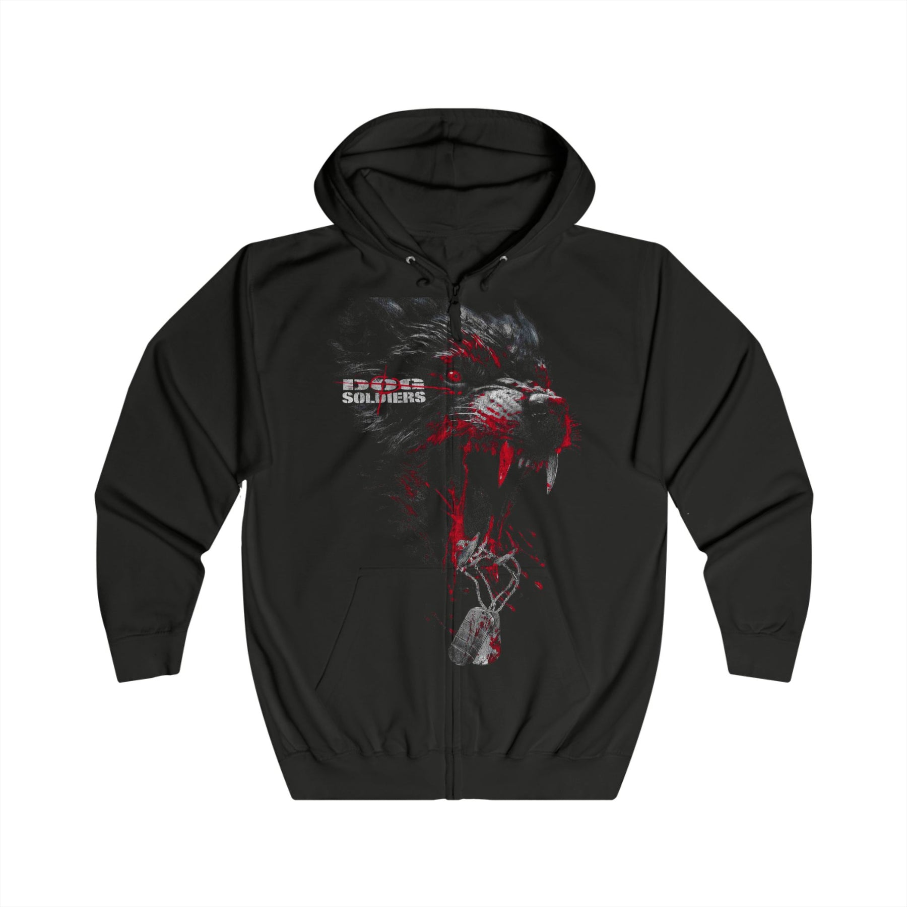 Dog Soldiers Unisex Full Zip Hoodie