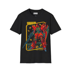 Retro Sinanju Gundam Unisex Softstyle T-Shirt - IGZ Clothing 