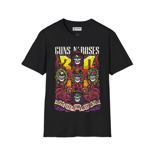 Guns N' Roses Unisex Softstyle T-Shirt - IGZ Clothing 