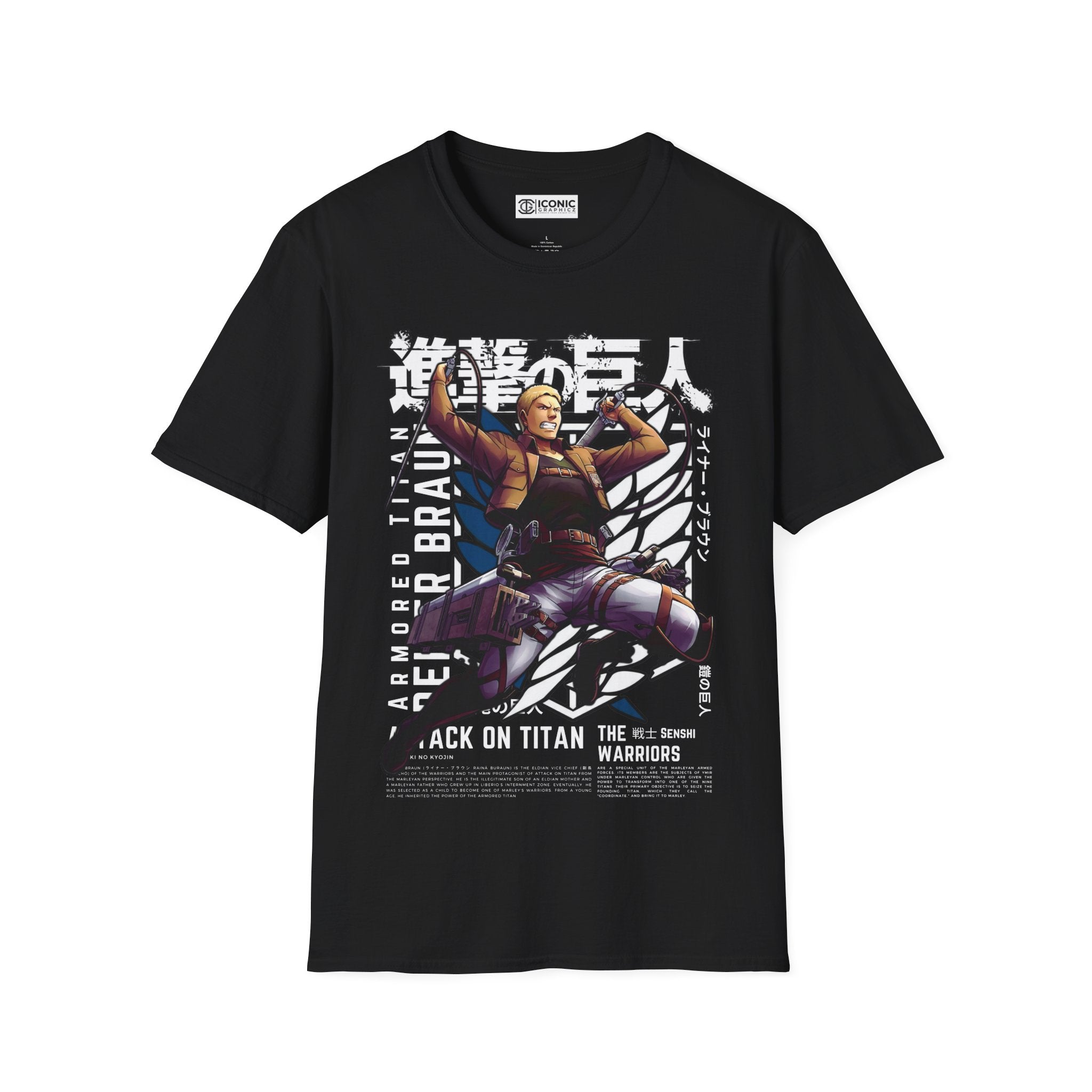 Reiner Attack on Titan T-Shirt