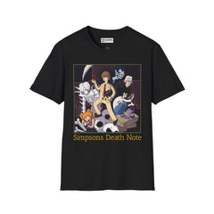 Simpsons Death Note Unisex Softstyle T-Shirt - IGZ Clothing 