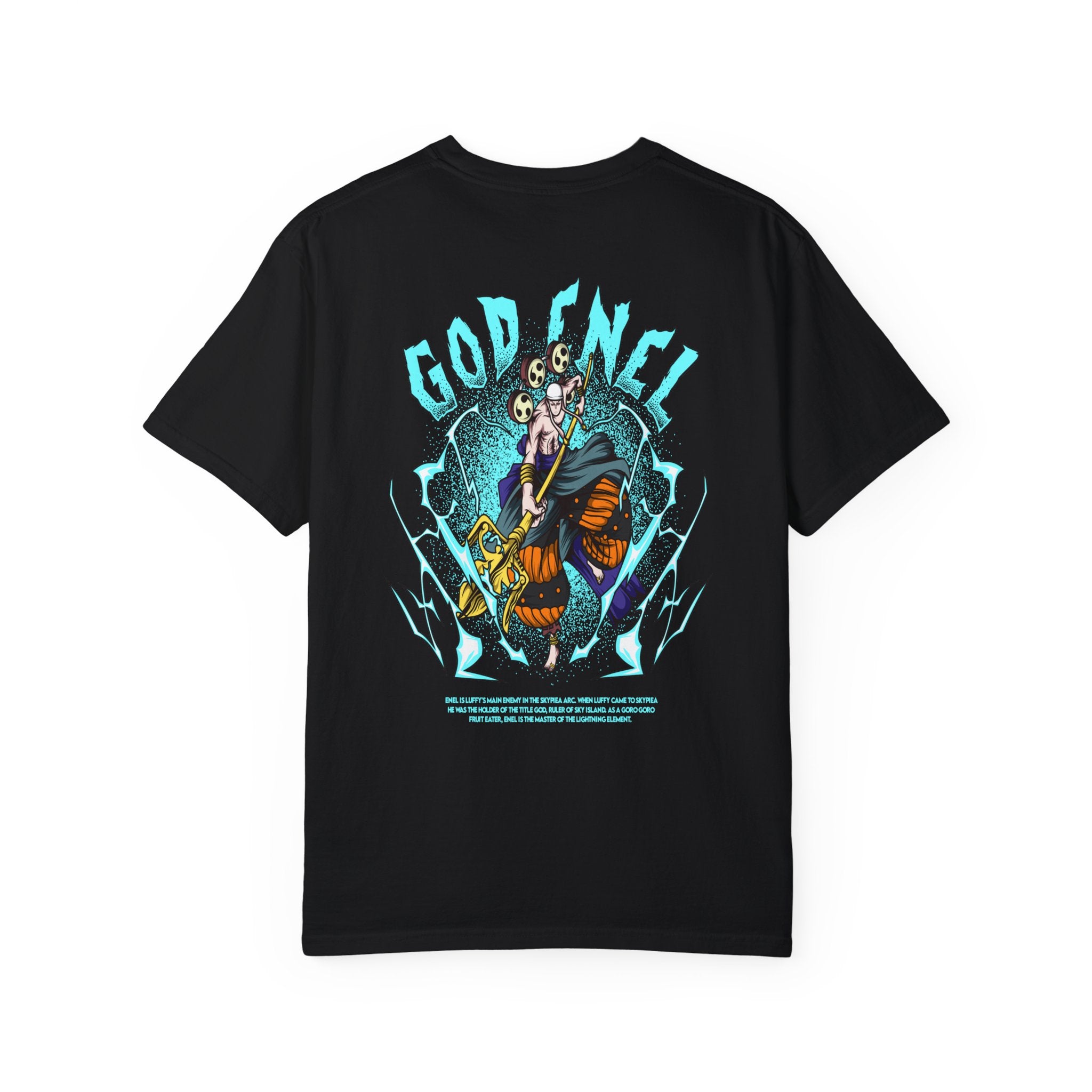 God Enel One Piece Unisex Garment-Dyed T-shirt