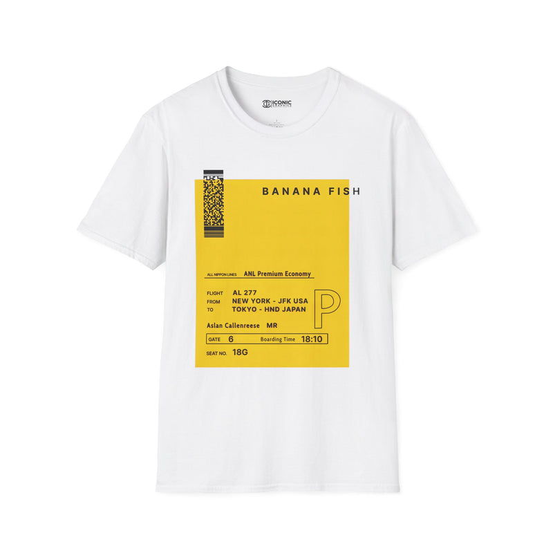 Banana Fish Unisex Softstyle T-Shirt - IGZ Clothing 