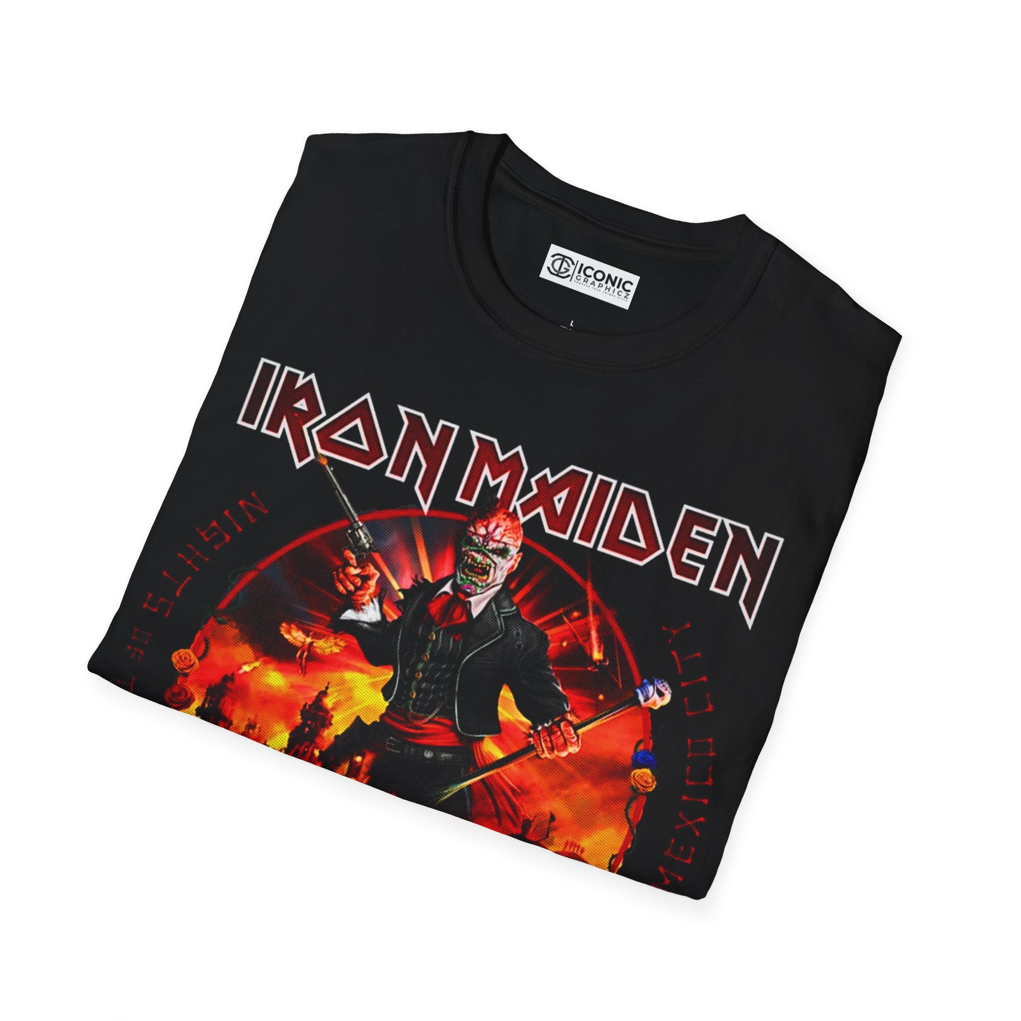 Iron Maiden Unisex Softstyle T-Shirt - IGZ Clothing 