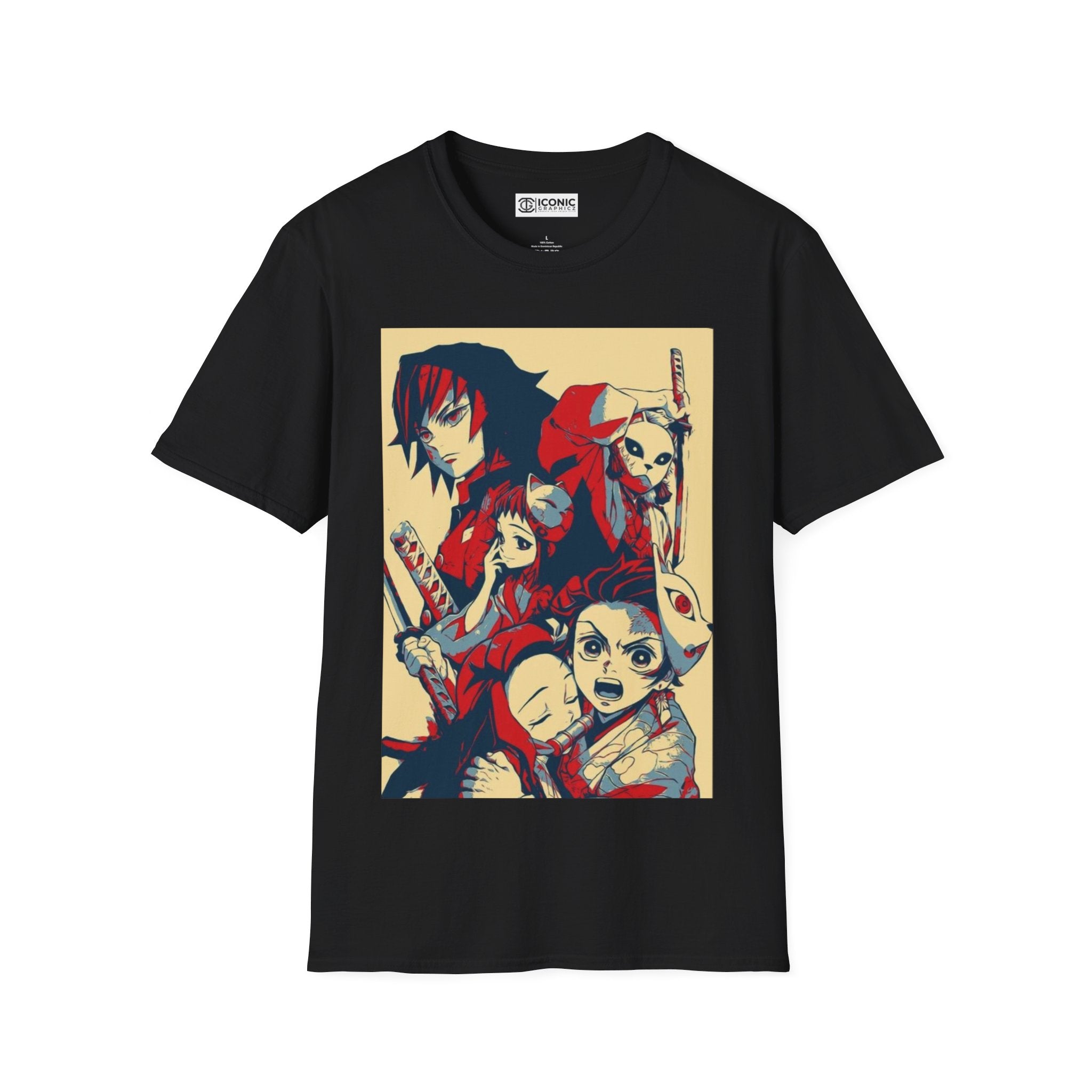 Nezuko and Tanjiro Unisex Softstyle T-Shirt - IGZ Clothing 