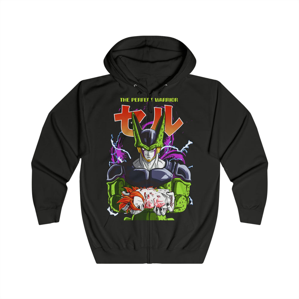 Cell x Gohan Dragonball Z Unisex Full Zip Hoodie