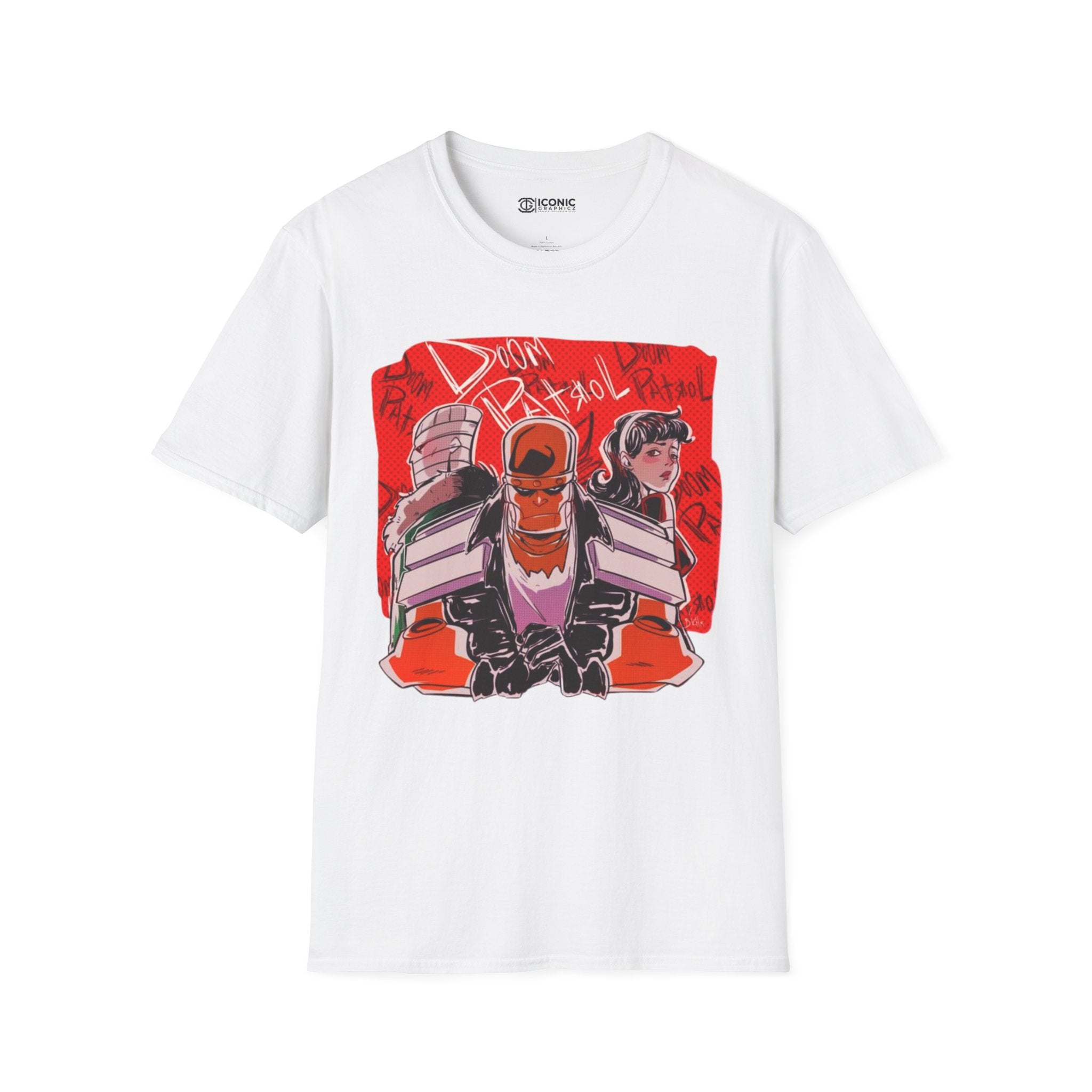 Doom Patrol Unisex Softstyle T-Shirt - IGZ Clothing 