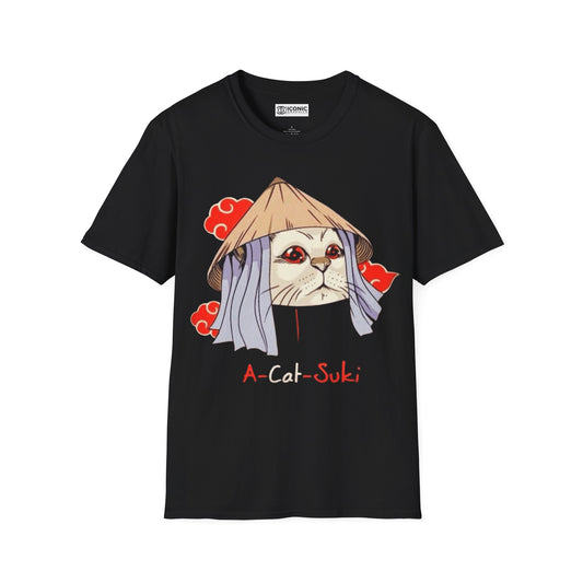 Akatsuki Cat Unisex Softstyle T-Shirt - IGZ Clothing 