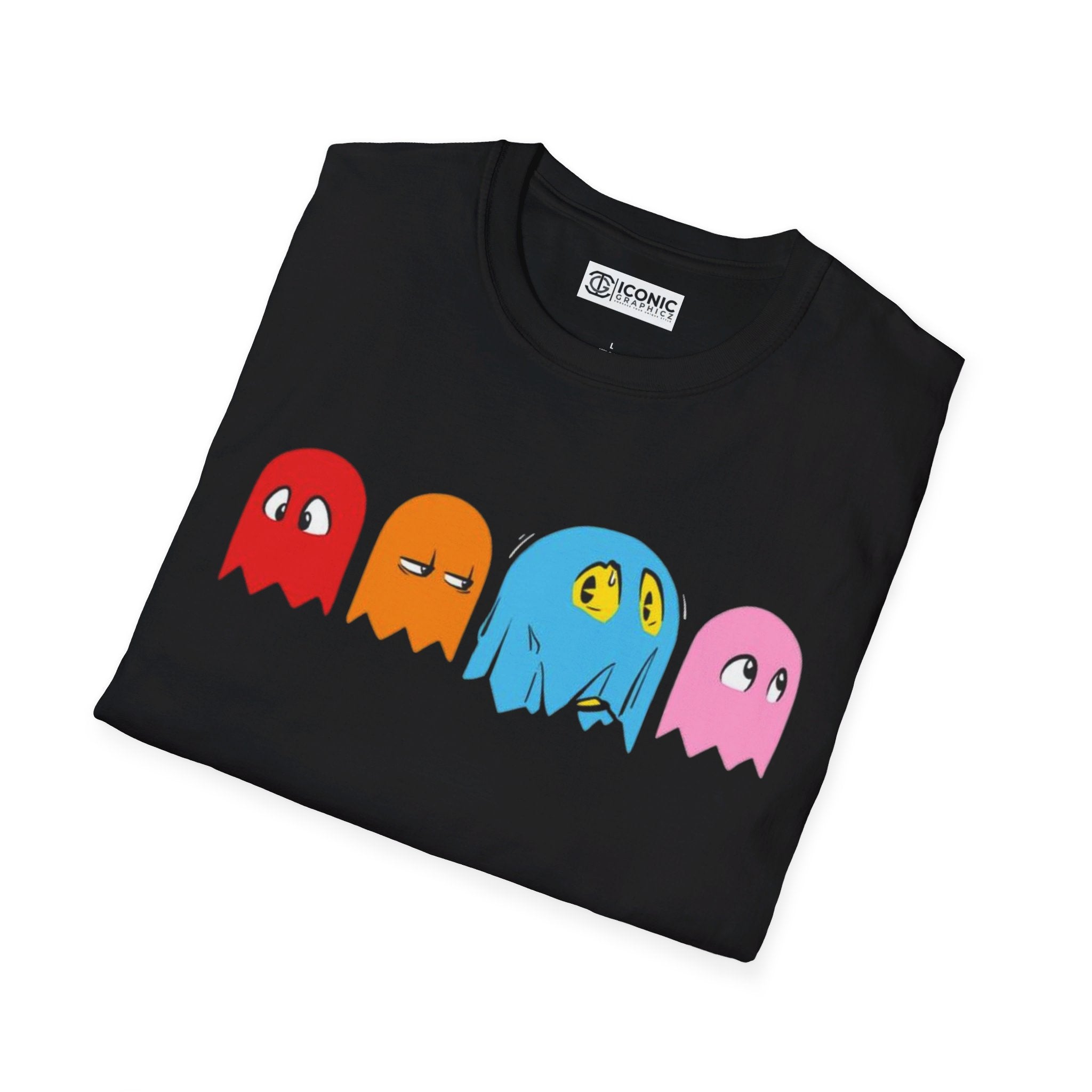 Pac-Man Unisex Softstyle T-Shirt - IGZ Clothing 