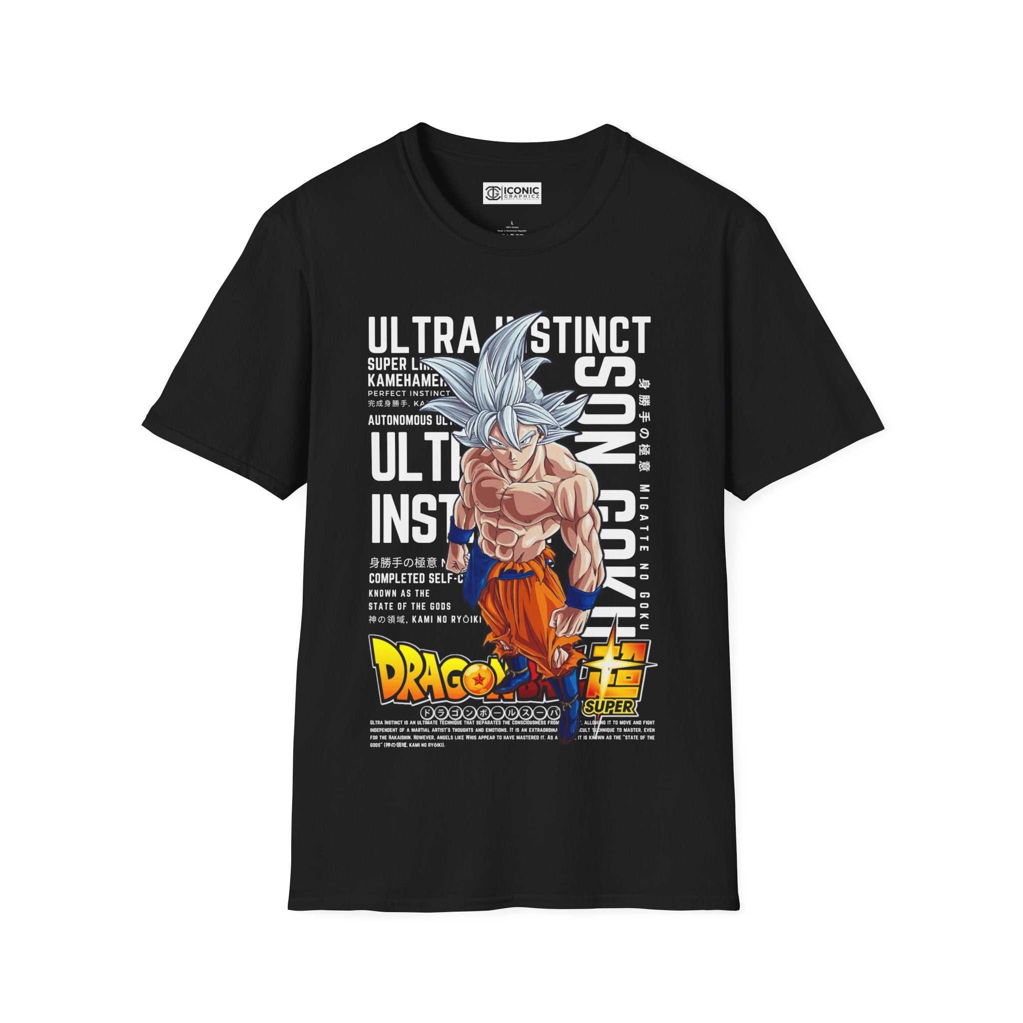 Ultra Instinct Goku Unisex Softstyle T-Shirt - IGZ Clothing 