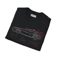 Back to the future Unisex Softstyle T-Shirt - IGZ Clothing 