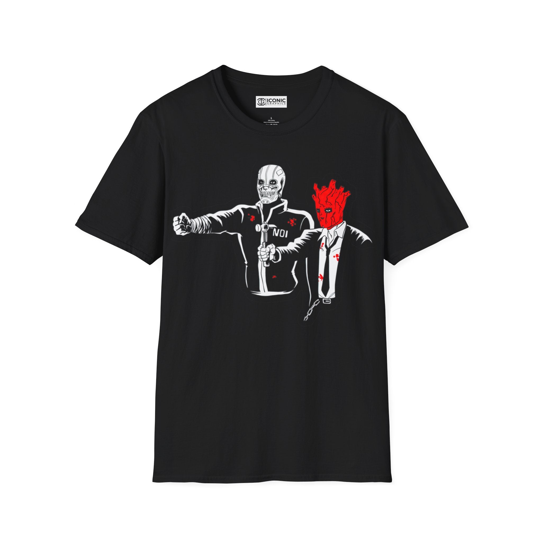 Dorohedoro Shin and Noi Unisex Softstyle T-Shirt - IGZ Clothing 