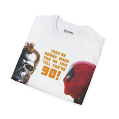 Deadpool and Wolverine Unisex Softstyle T-Shirt - IGZ Clothing 