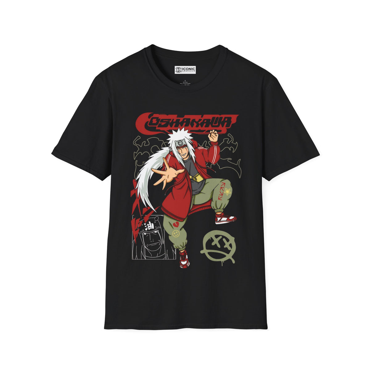 Urban Jiraiya Unisex Softstyle T-Shirt - IGZ Clothing 