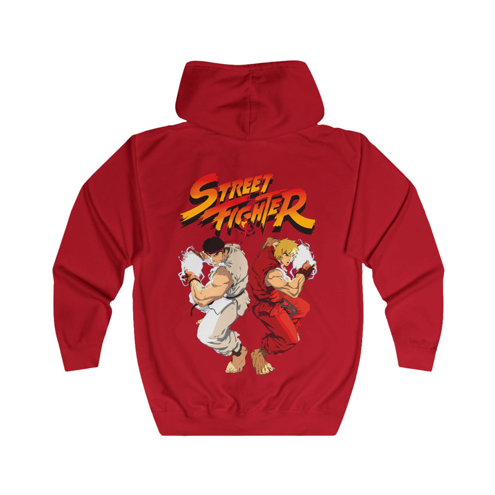 Ryu x ken Unisex Full Zip Hoodie