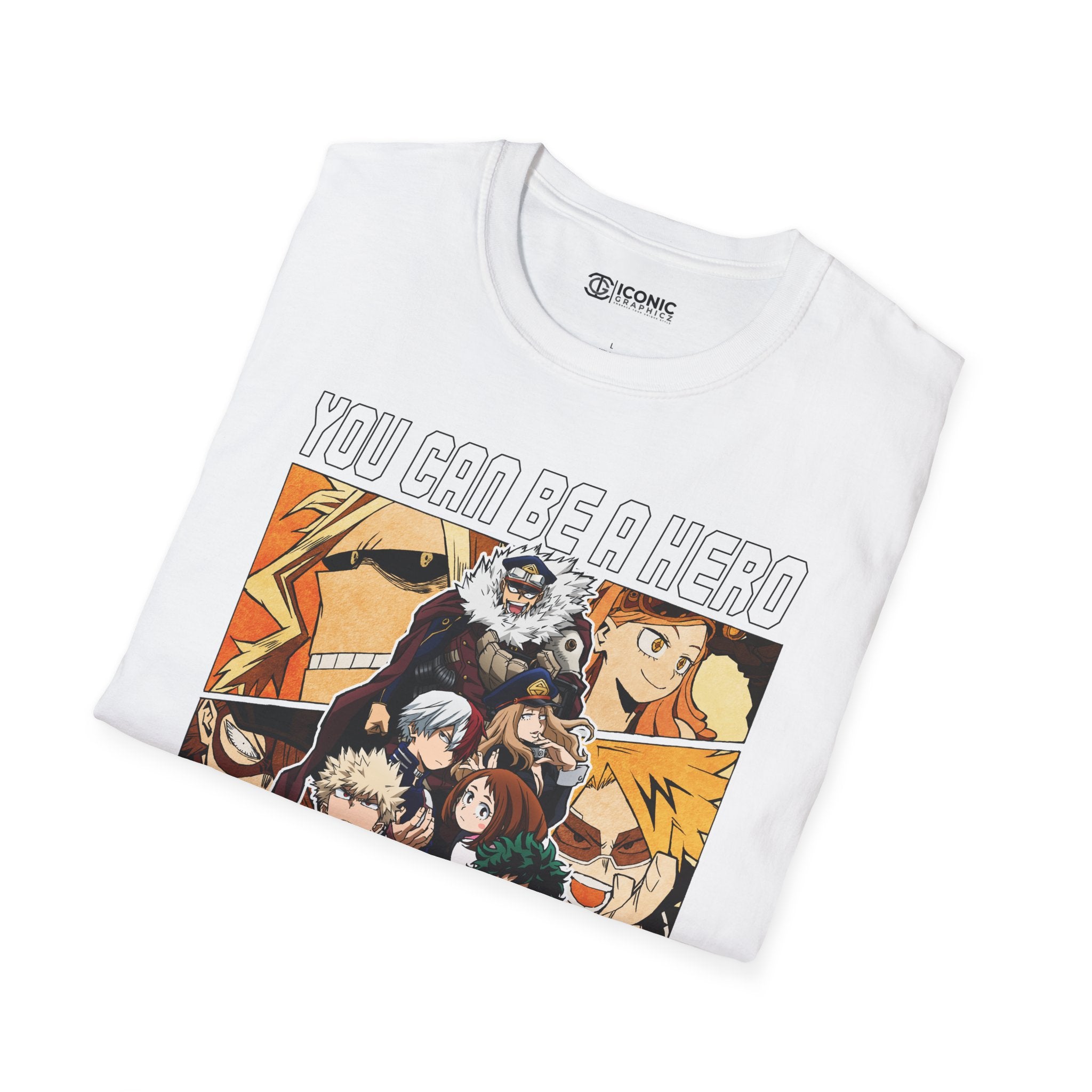 Deku and Bakugo Unisex Softstyle T-Shirt - IGZ Clothing 