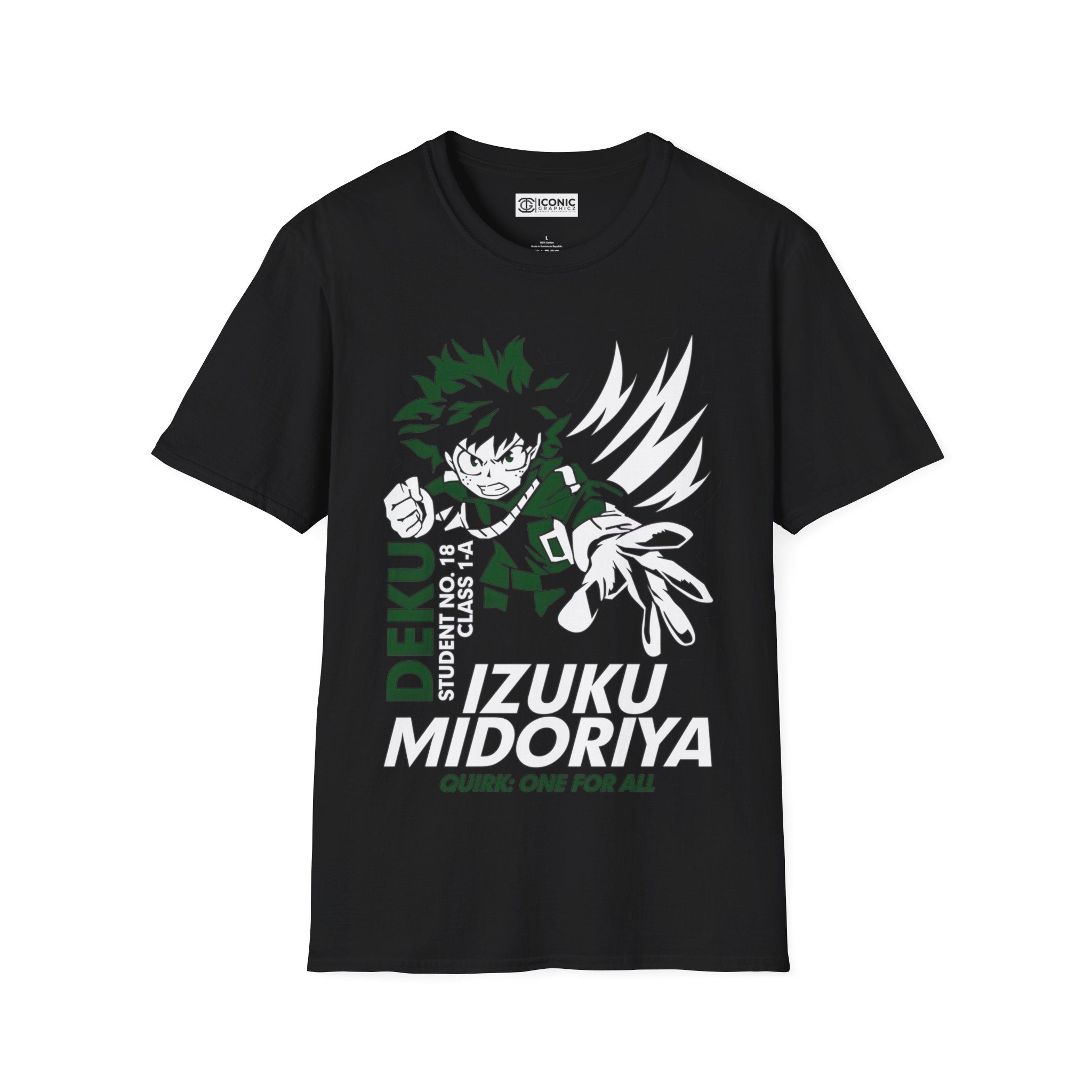 Deku Unisex Softstyle T-Shirt - IGZ Clothing 