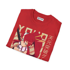 Gurren Lagann Yoko Unisex Softstyle T-Shirt - IGZ Clothing 