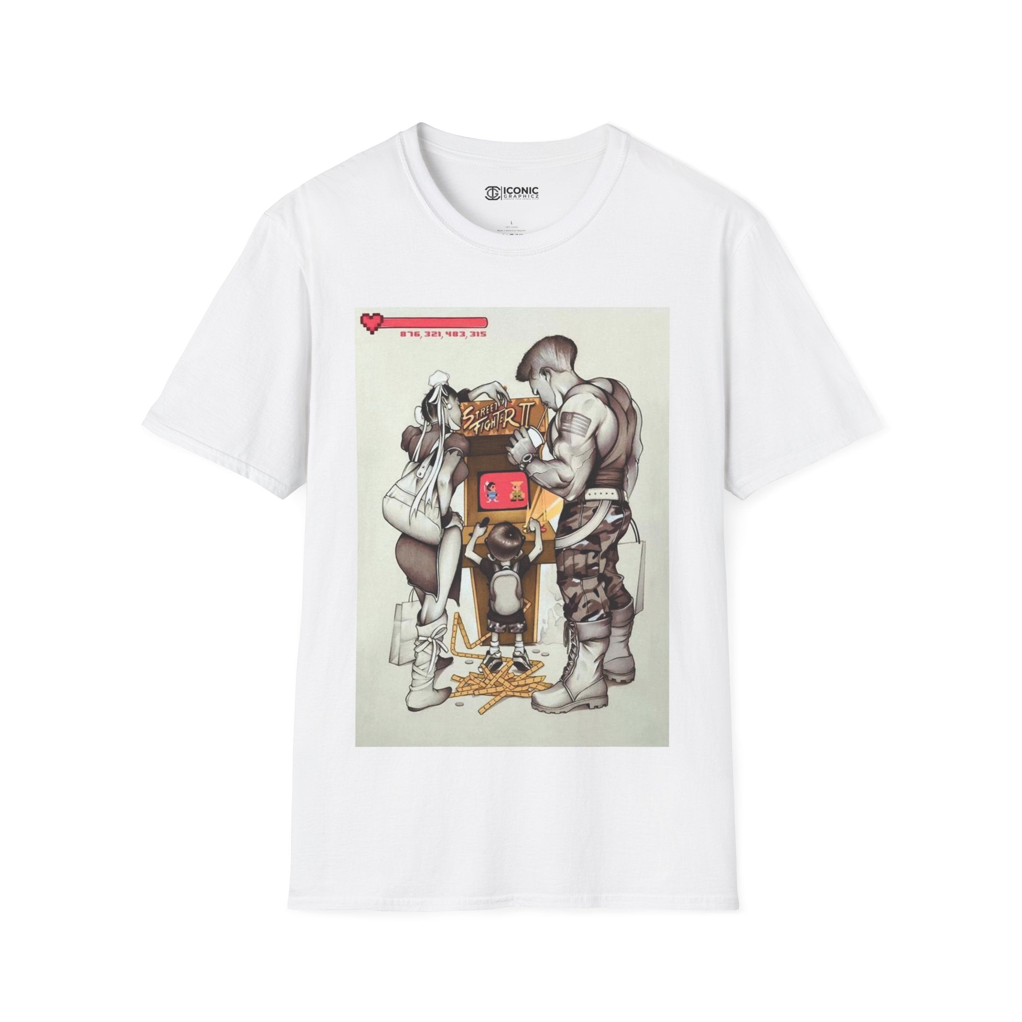 Street Fighter Unisex Softstyle T-Shirt - IGZ Clothing 