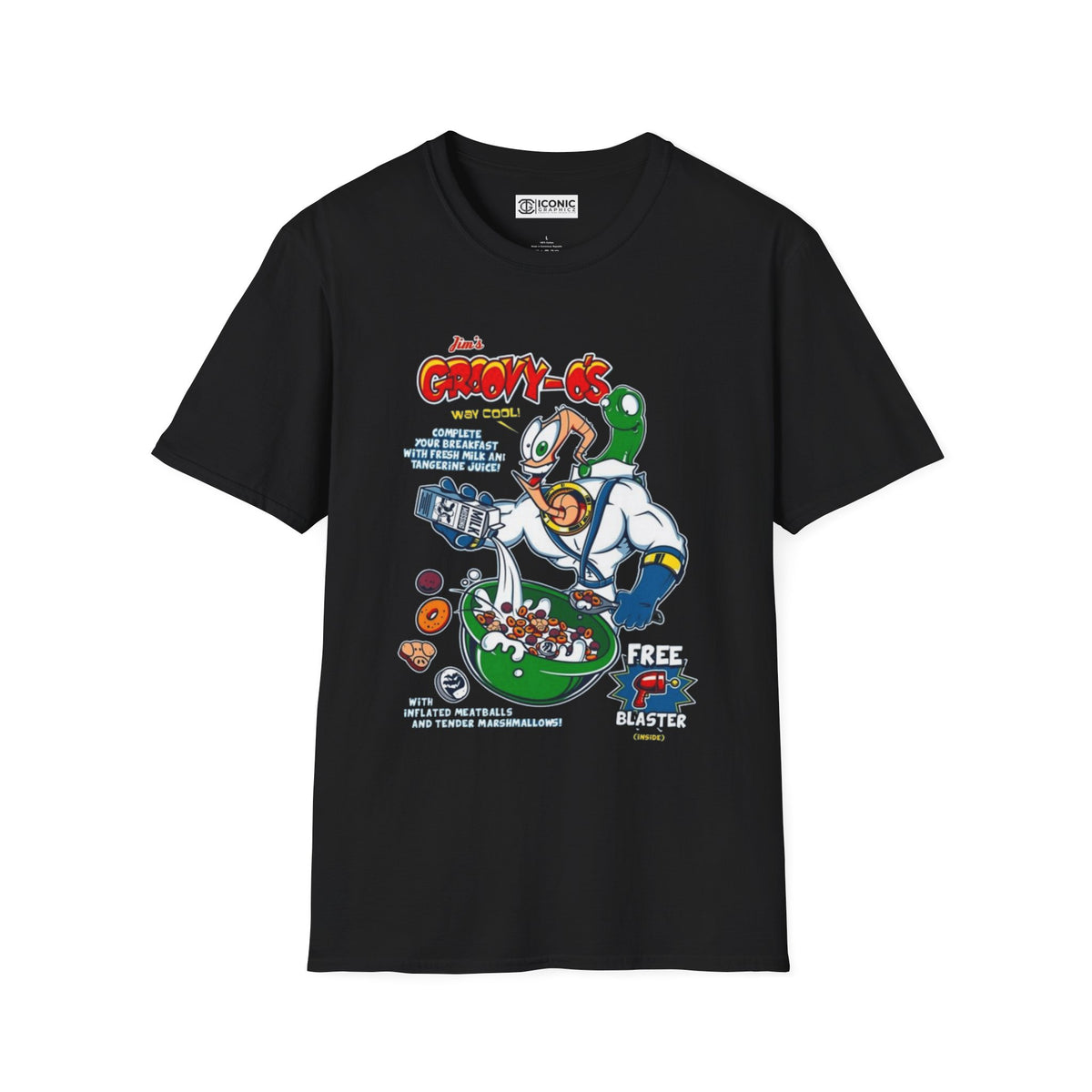 Earthworm Jim Unisex Softstyle T-Shirt - IGZ Clothing 