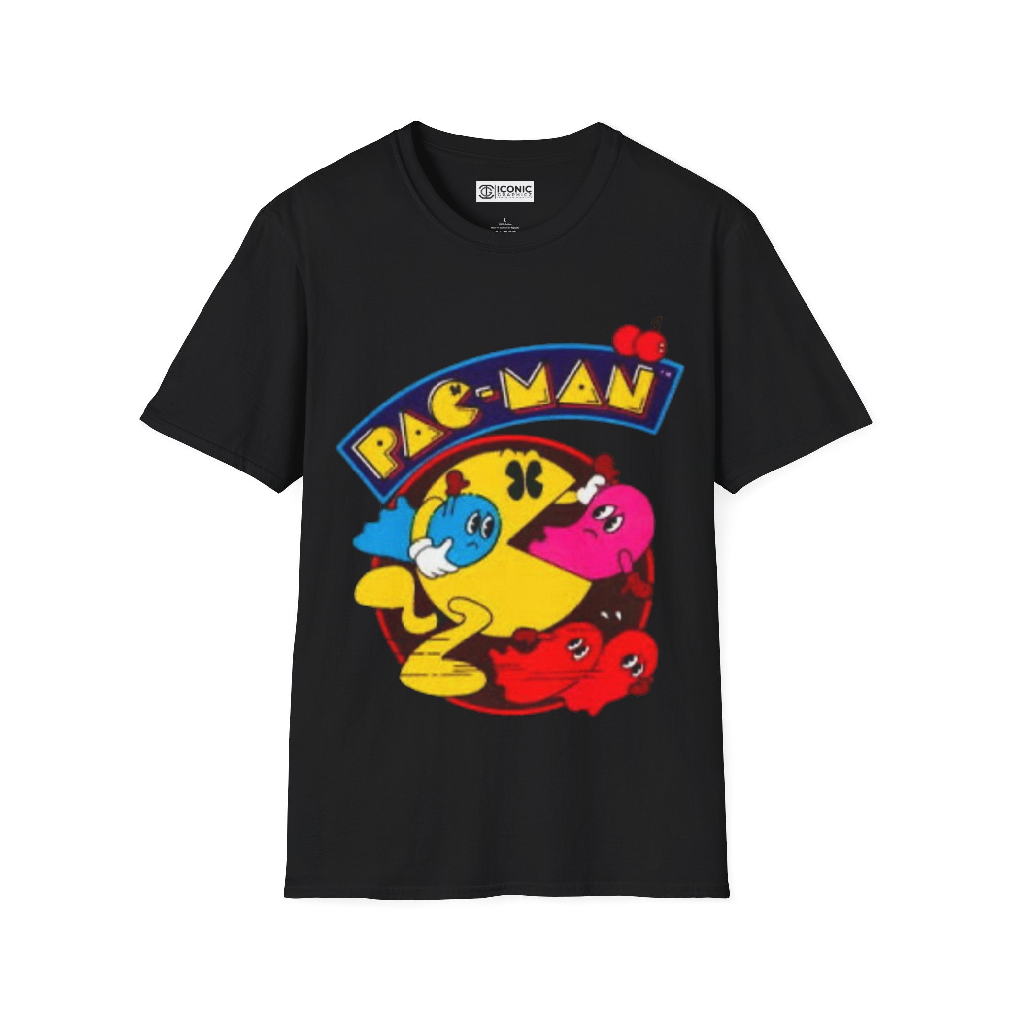 PAC Man Unisex Softstyle T-Shirt - IGZ Clothing 