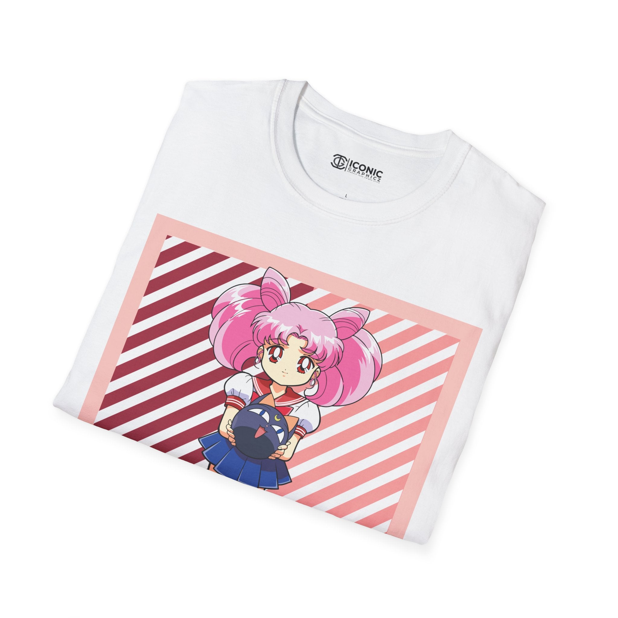 Sailor Chibi Moon Unisex Softstyle T-Shirt - IGZ Clothing 