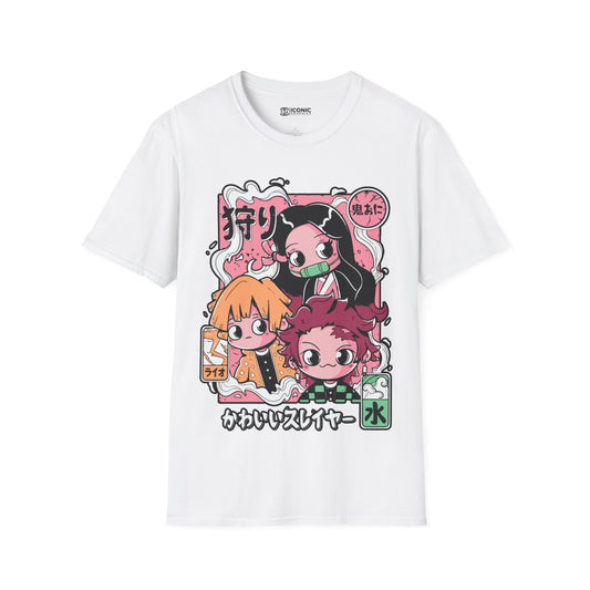 Tanjiro and Nezuko Unisex Softstyle T-Shirt - IGZ Clothing 