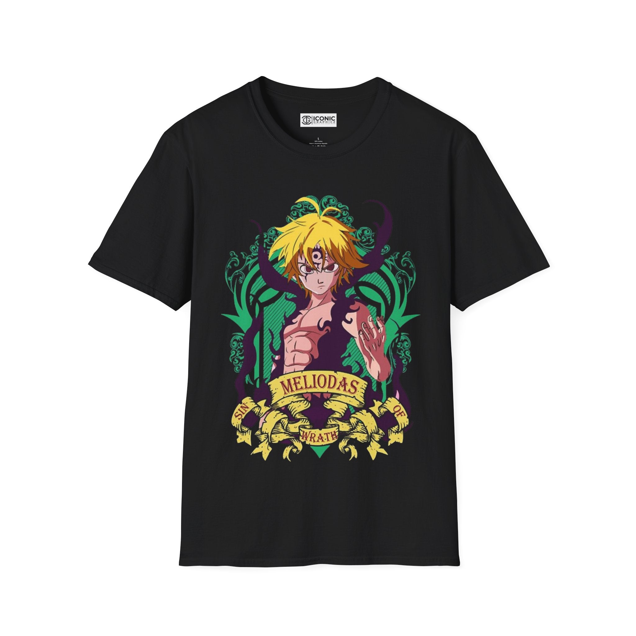 Meliodas Unisex Softstyle T-Shirt - IGZ Clothing 