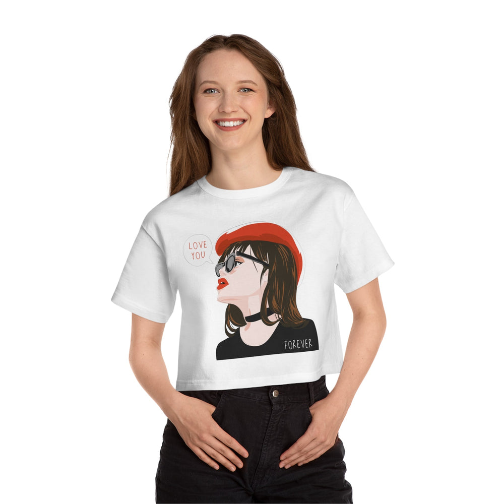 Forever Champion Women's Heritage Cropped T-Shirt Printify
