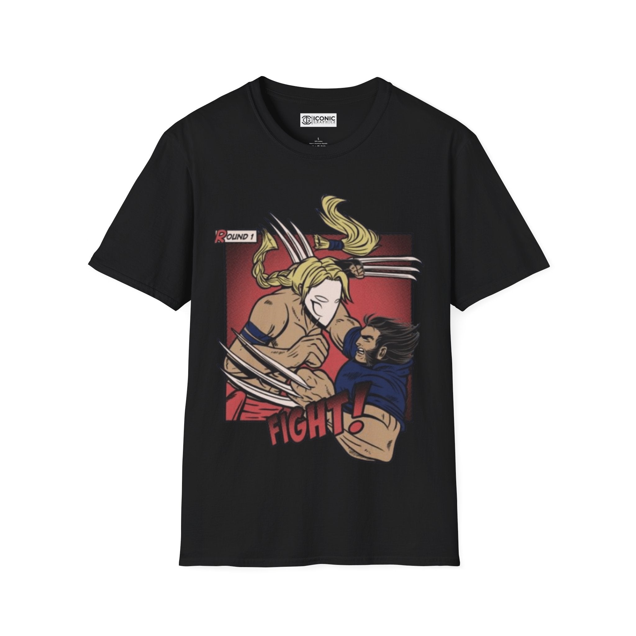 Wolverine Vs Vega Unisex Softstyle T-Shirt - IGZ Clothing 