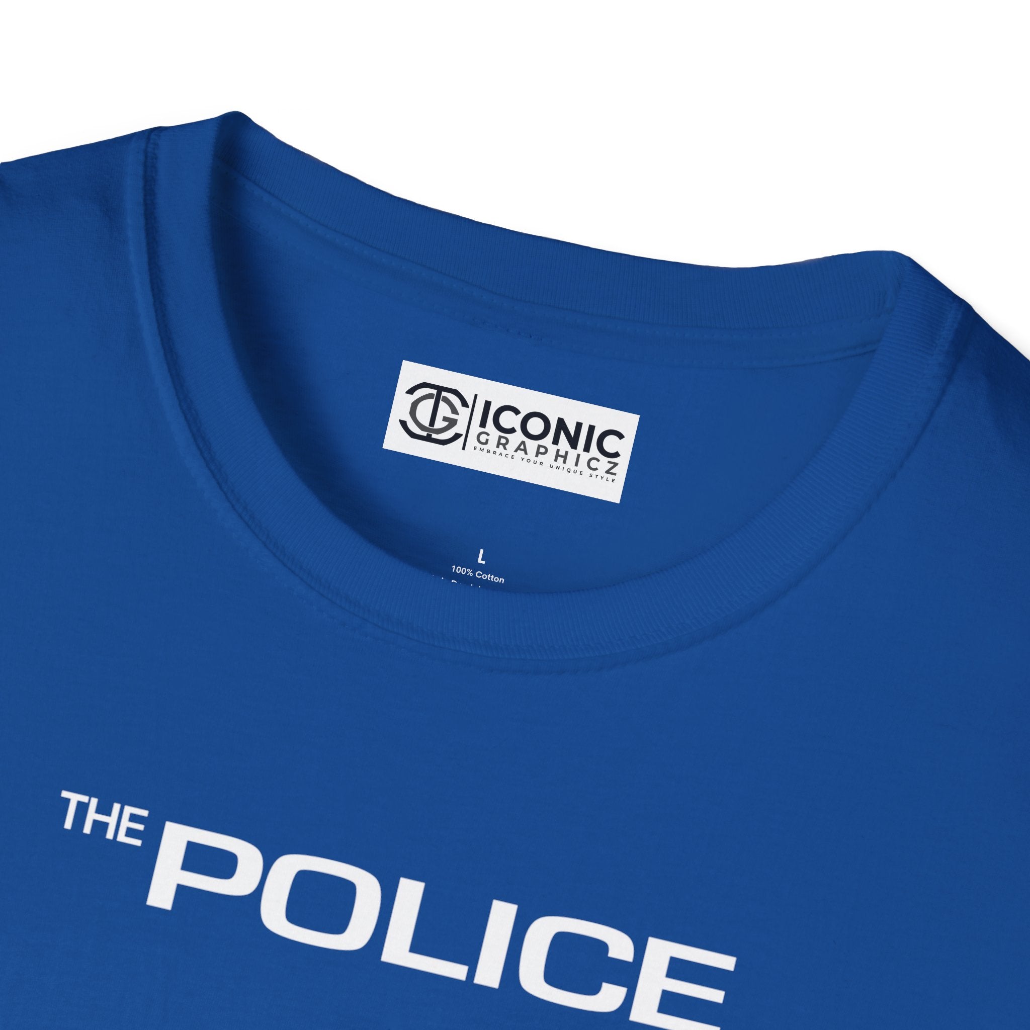 The Police Unisex Softstyle T-Shirt - IGZ Clothing 